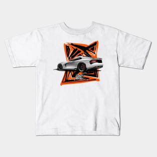 srt viper gts rear white Kids T-Shirt